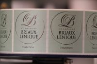 Etiquetage cuvée tradition Briaux Lenique